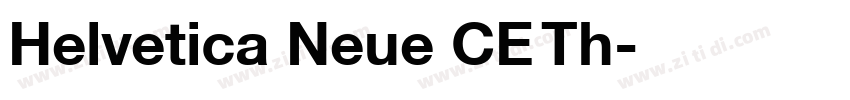 Helvetica Neue CE Th字体转换
